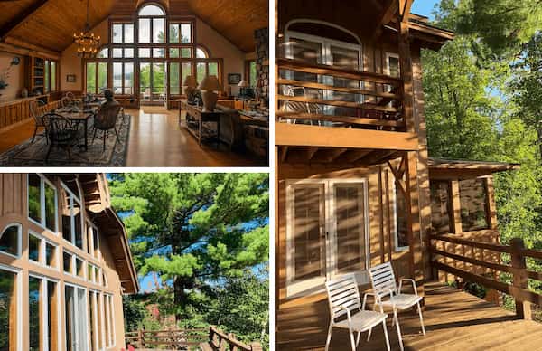 Chalet aislado en propiedad de 160 acres con lago privado y sendero para caminatas Alquileres Vacacionales en Adirondacks, NY