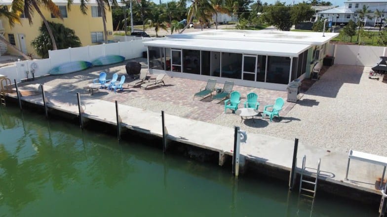 image 1473 Keys Waterfront Half-Duplex, Oceanside Muelle de 37 pies