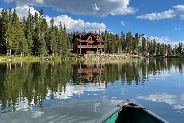 image 339 Cabaña de troncos pacífica frente al lago con excelentes vistas - Idaho Springs